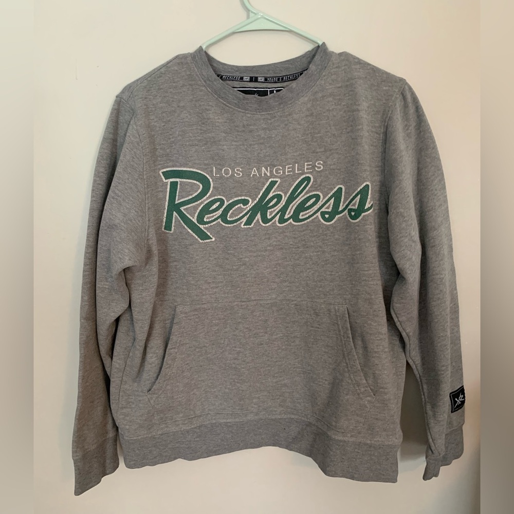 Young & Reckless Grey Crewneck Sweatshirt